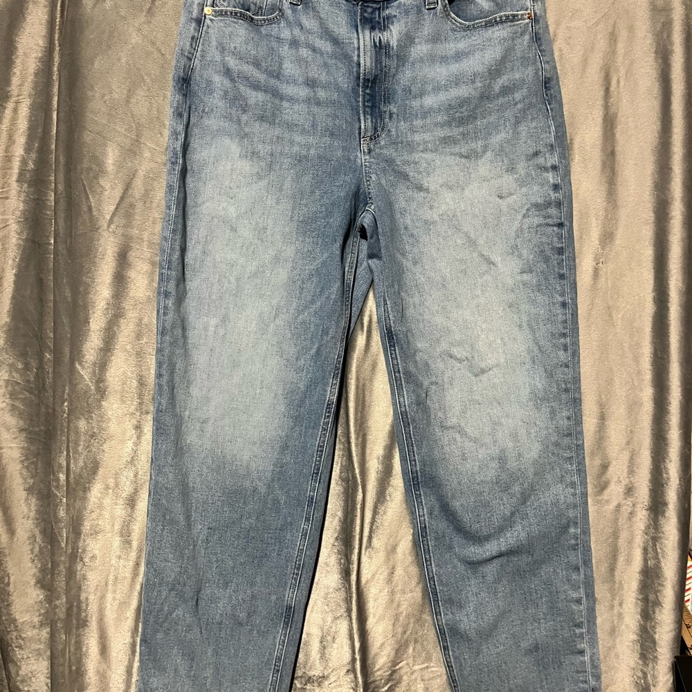 PAIGE Relaxed Fit Light Blue Jeans